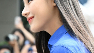 뉴진스 민지, 그림같은 옆선 [포토엔HD]