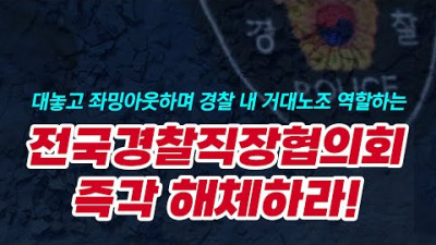 [실시간 스트리밍 12시간전] 정치편향인물 민관기 전국경찰직장협의회 위원장 당선되다_20221020_자유대한호국단