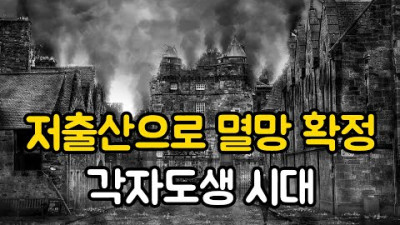 저출산으로 멸망 확정! 각자도생 시대!