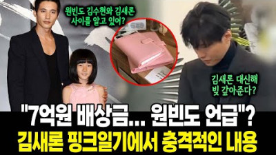 [실제사건] 故김새론 아버지가 딸의 휴대전화 영상들에 대해 입을 열었다! 핑크일기에는 충격적인 내용이 담겨있다 7억원 배상금. 원빈도 언급?