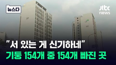 2023.8.1. 기둥 154개 중 154개 빼먹은 곳도…말 그대로 공포의 '순살 아파트' #뉴스다 / JTBC News