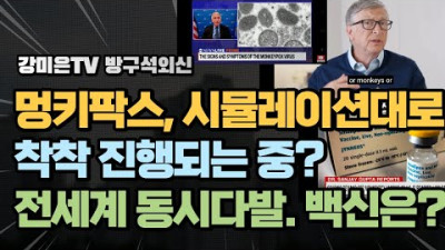 멍키팍스, 시뮬레이션대로? 이상하다 [강미은TV 방구석외신]