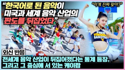 지금 한국 케이팝이 영어가 주도하던 세계 음악 산업의 역사를 새로 쓰고 있다는 놀라운 통계 나온 실제 상황
