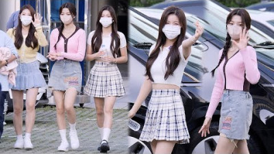 첫사랑 (CSR) 수아&두나&서연 직캠 @ 220823 러브게임 퇴근길｜Spinel
