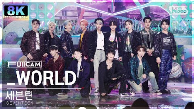 [SUPER ULTRA 8K] 세븐틴 '_WORLD' 풀캠 (SEVENTEEN FullCam) @SBS Inkigayo 220724